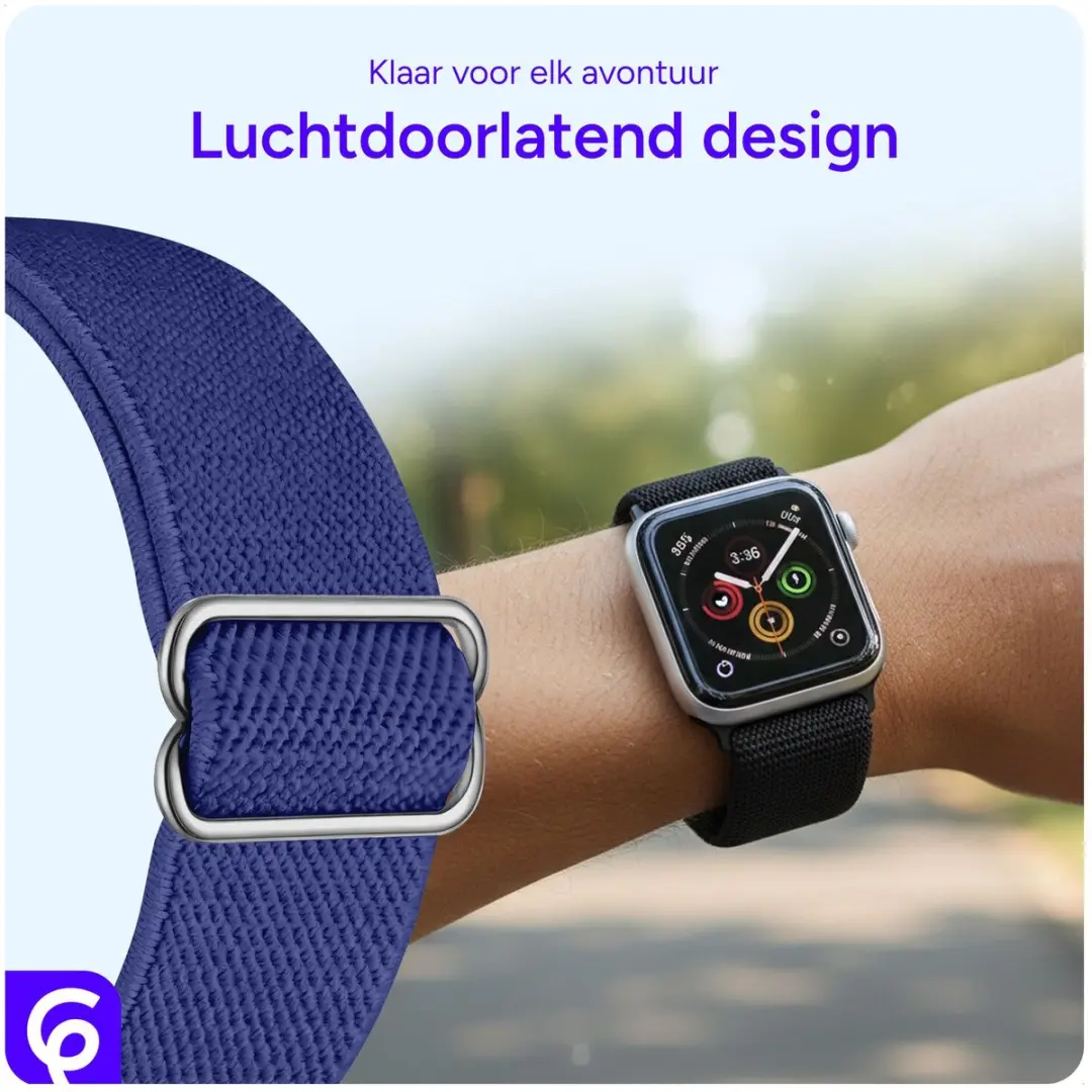 Selected SBG Nylon Sportband Apple Watch - Blauw