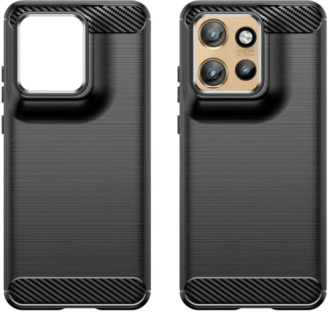Selected TPU Hoesje Motorola Edge 50 Neo - Zwart