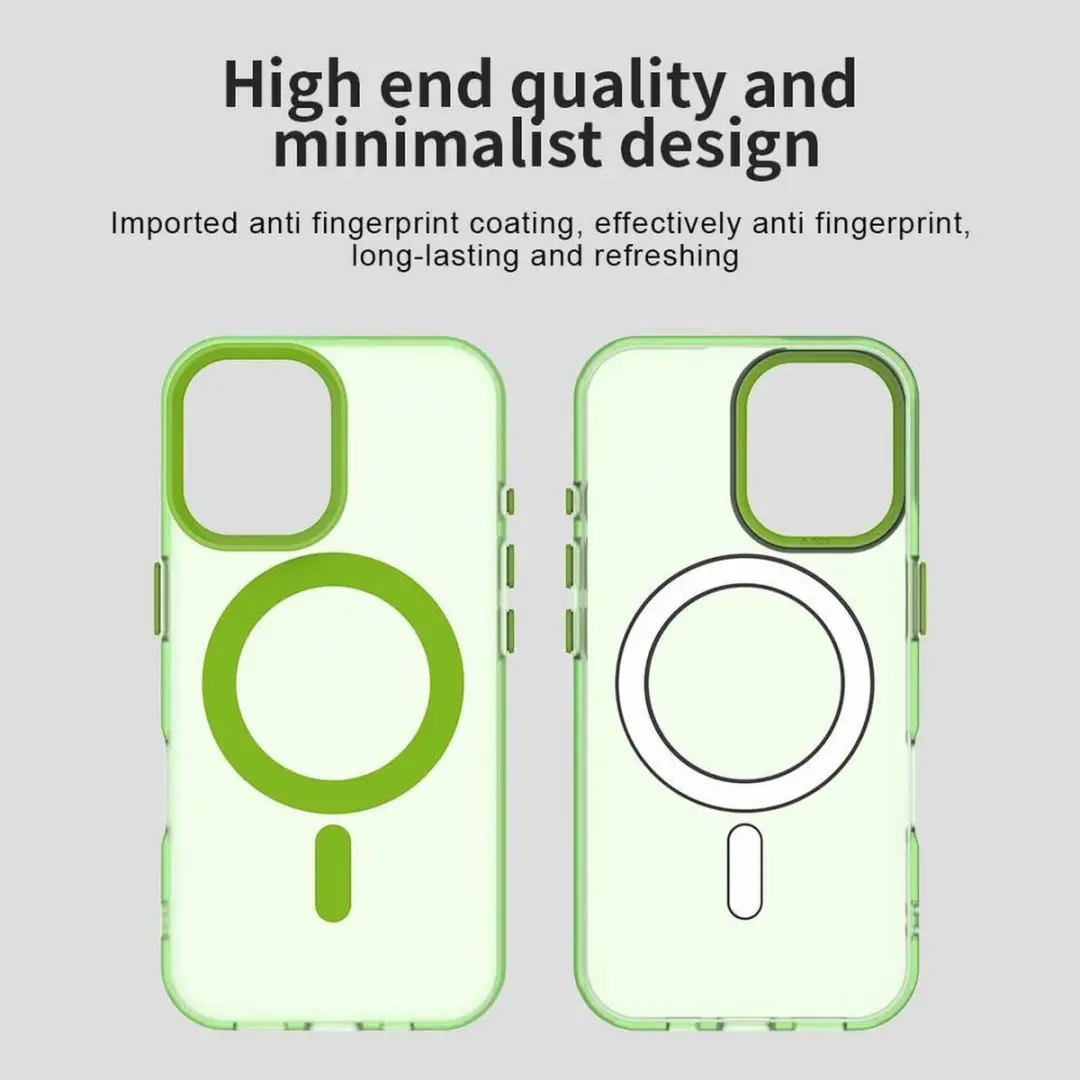 Selected MagSafe Backcover iPhone 16 - Groen - afbeelding 6 van 6