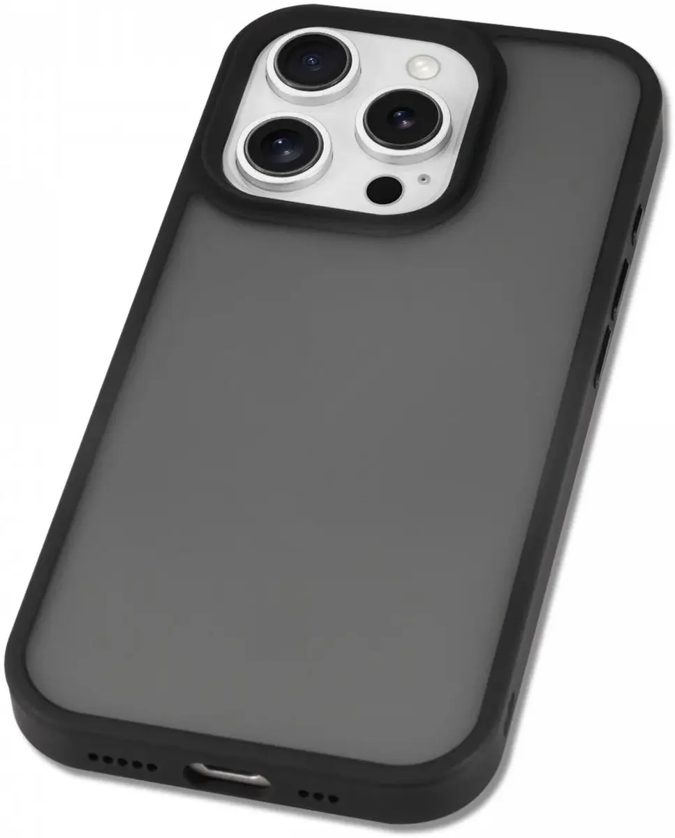 Selected iPhone 16 Pro Hoesje - Matte Zwart