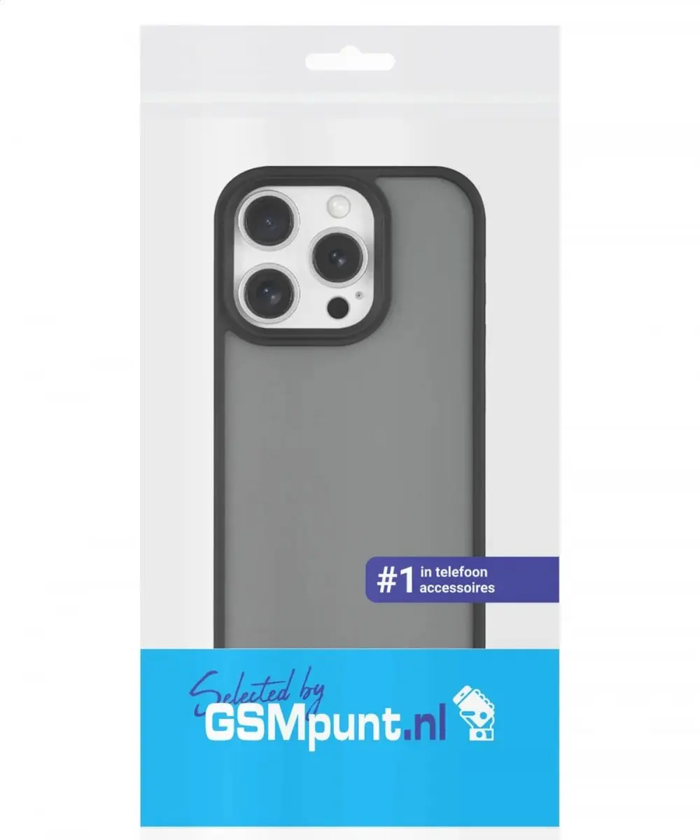 Selected iPhone 16 Pro Hoesje - Matte Zwart
