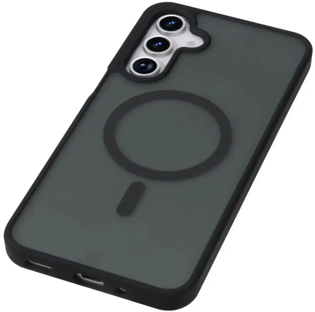 Selected Hoesje Samsung Galaxy A17 MagSafe - Mat Zwart