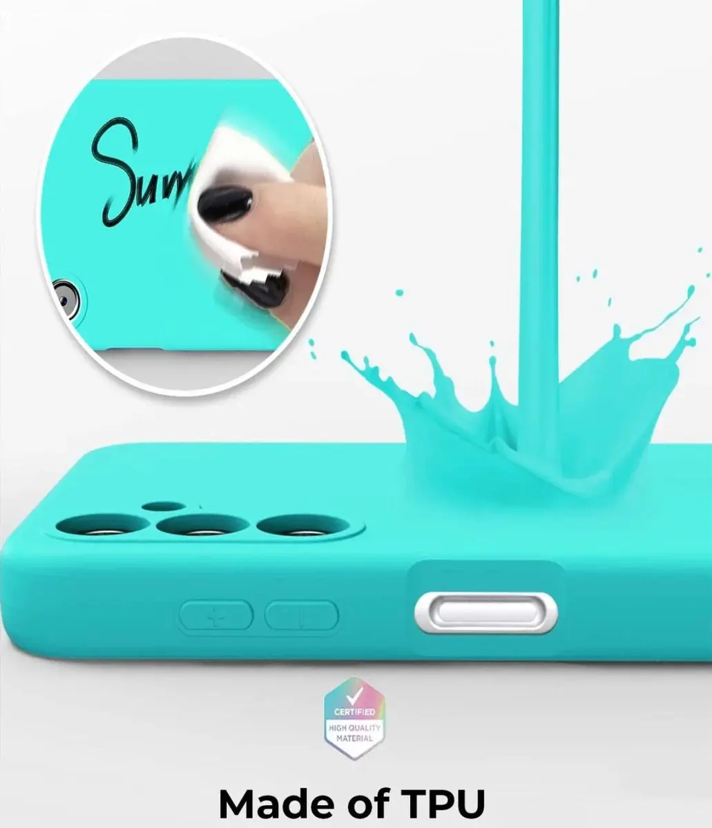 Selected Hoesje Samsung Galaxy A14 Blauw - Dun TPU
