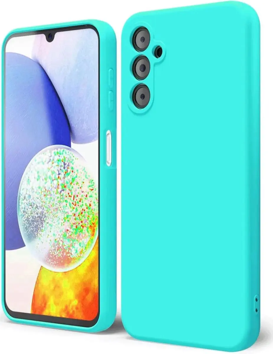 Selected Hoesje Samsung Galaxy A14 Blauw