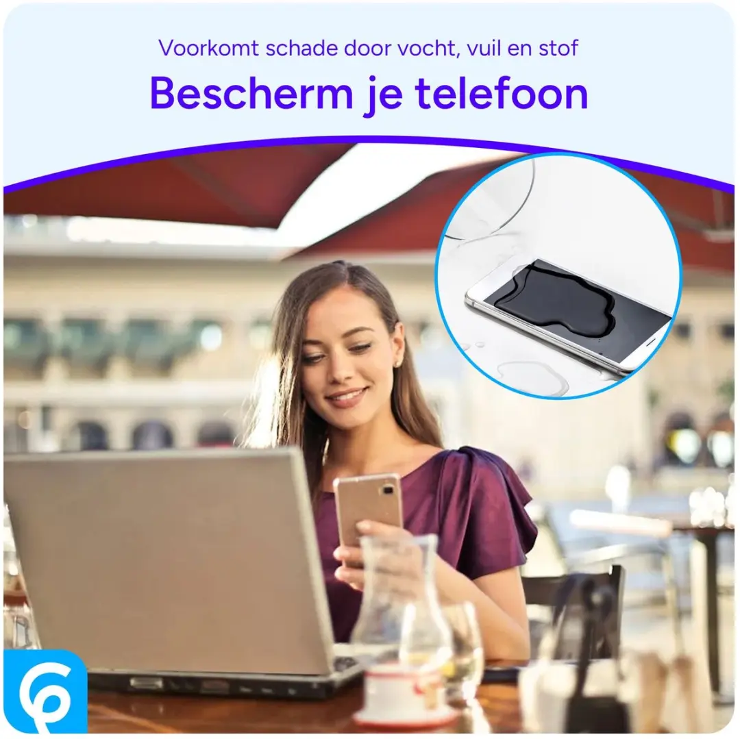 Selected USB-C Stofdichte Plug Dopje iPhone 15/16/17-Series - 2 Stuks Zwart