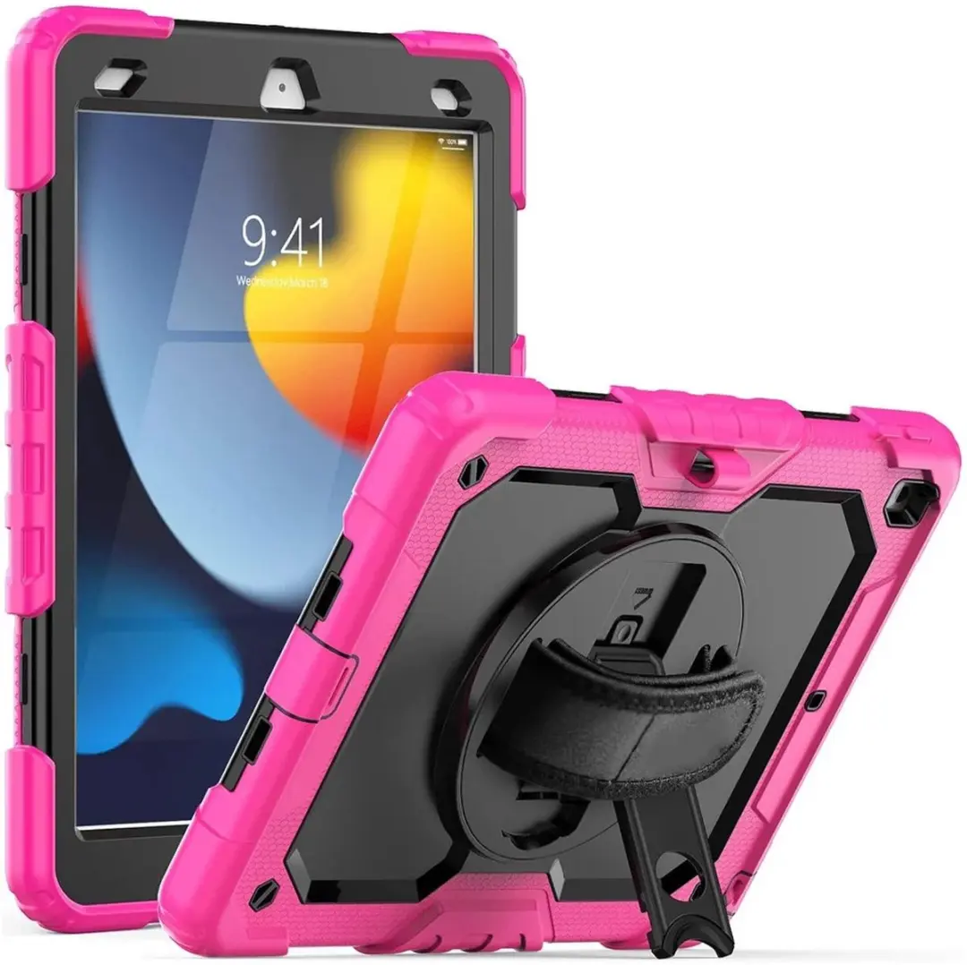 Selected Apple iPad 10.2 Hoes met Screenprotector Roze