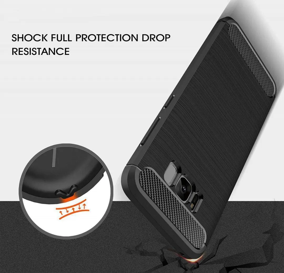 Selected TPU Hoesje Samsung Galaxy S8 Plus - Zwart