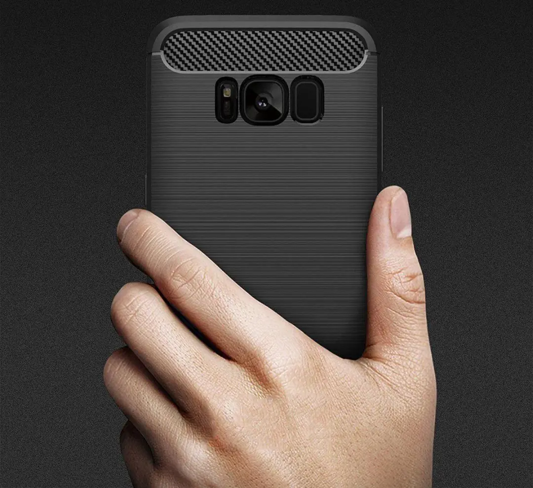 Selected TPU Hoesje Samsung Galaxy S8 Plus - Zwart