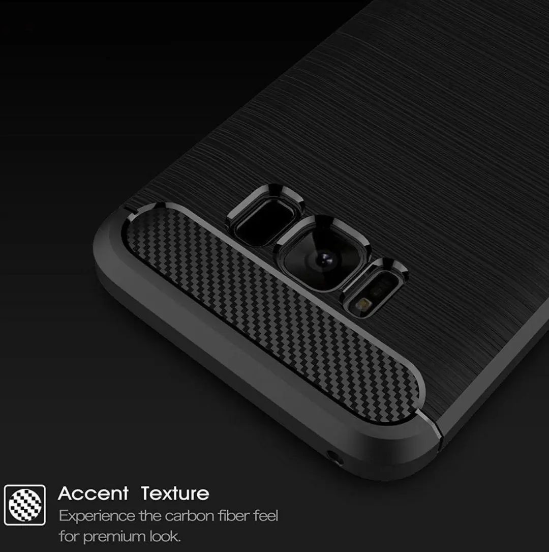 Selected TPU Hoesje Samsung Galaxy S8 Plus - Zwart