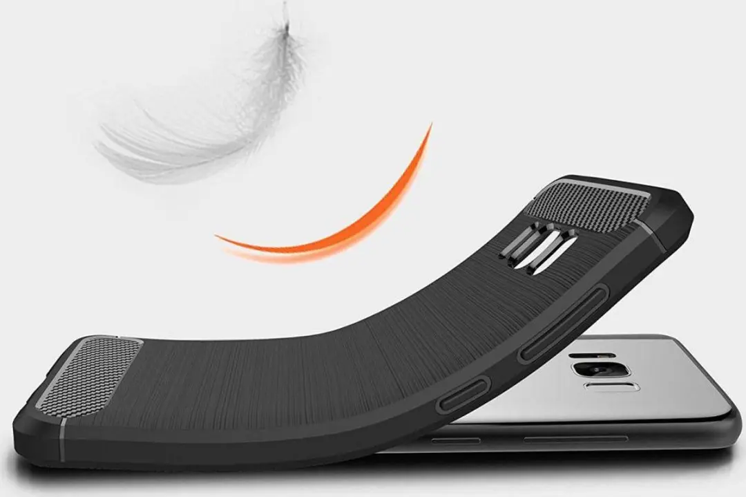 Selected TPU Hoesje Samsung Galaxy S8 Plus - Zwart