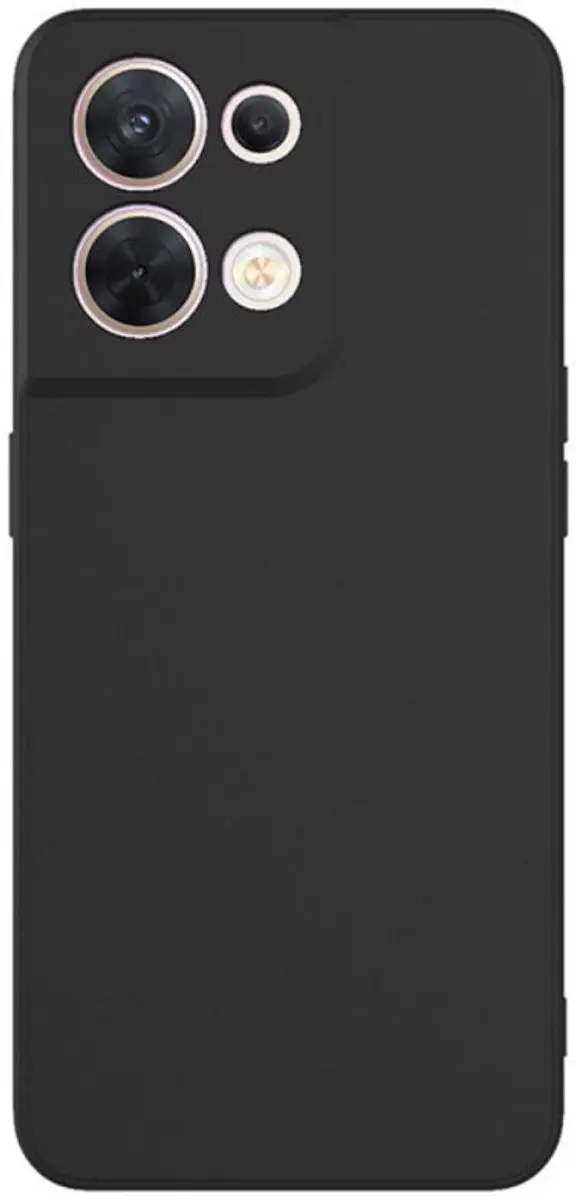 Selected Dun TPU Hoesje Oppo Reno 8 - Zwart