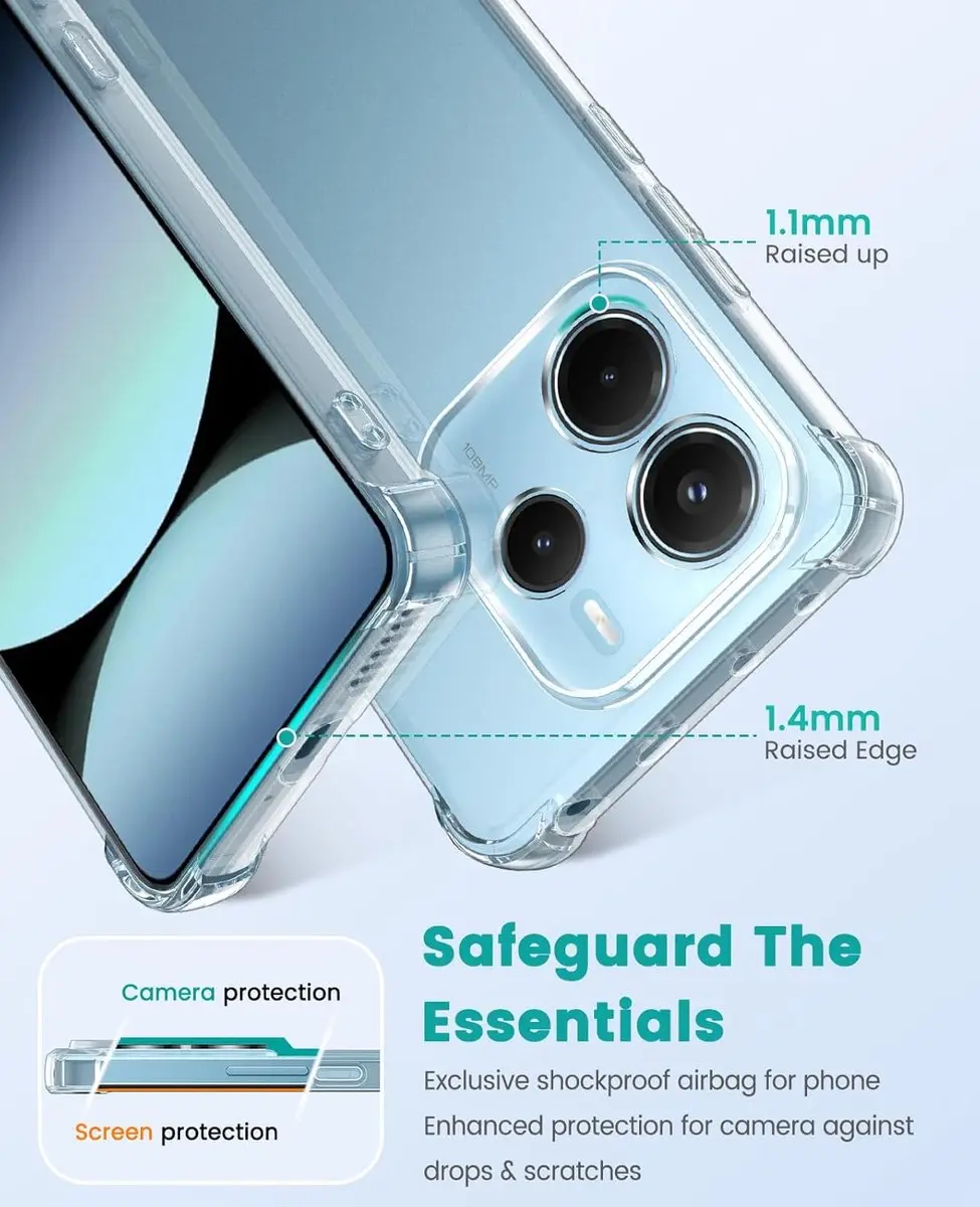 Selected Transparant Hoesje Xiaomi Redmi Note 14 4G - TPU - afbeelding 6 van 6