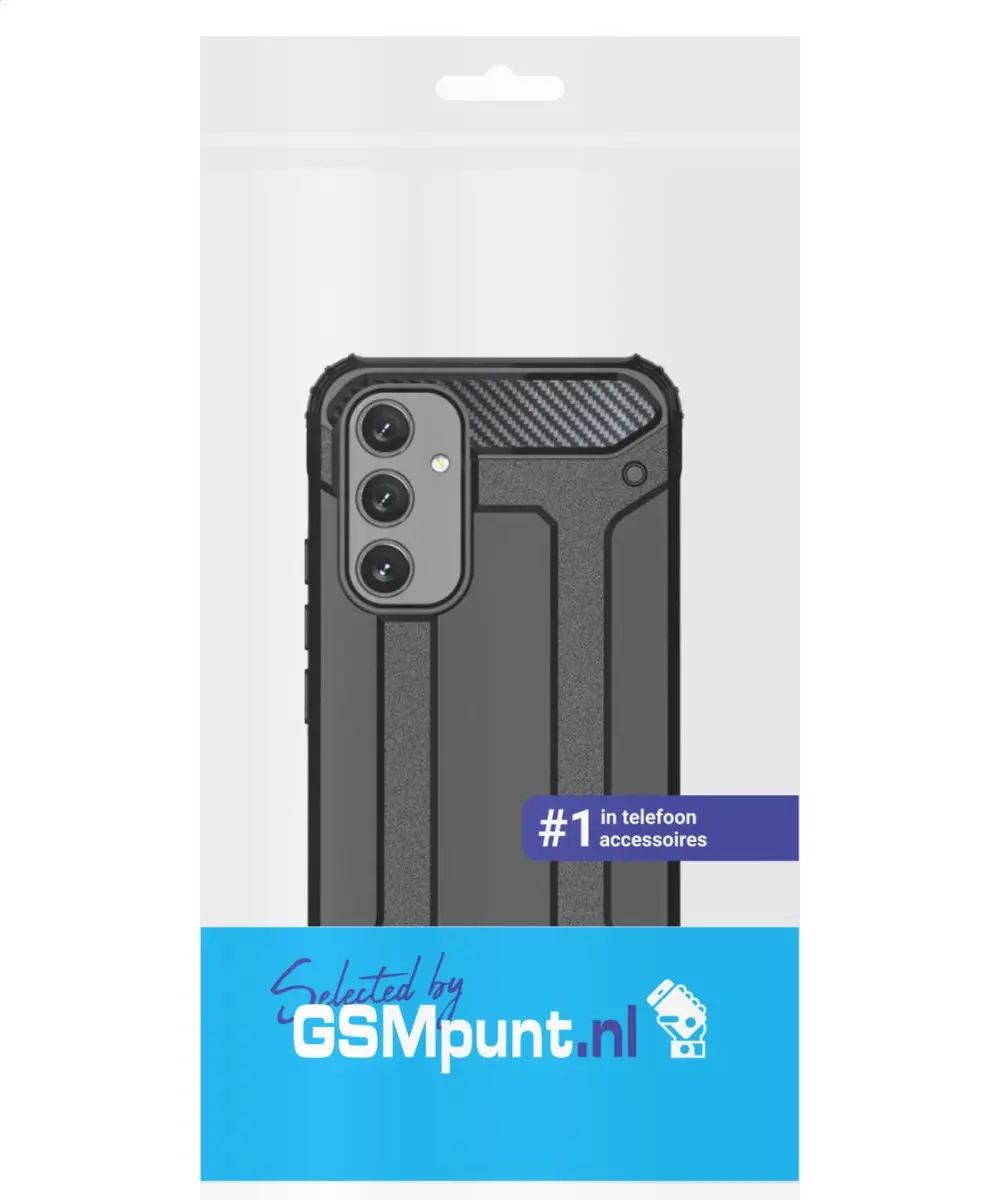 Selected Hoesje Samsung Galaxy A54 Hybride Blauw