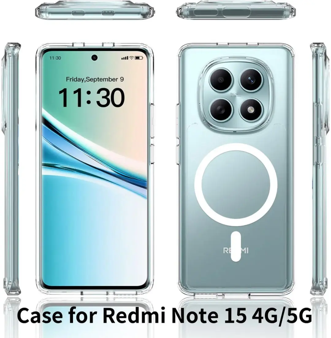 Selected Hoesje Xiaomi Redmi Note 15 4G MagSafe - Transparant