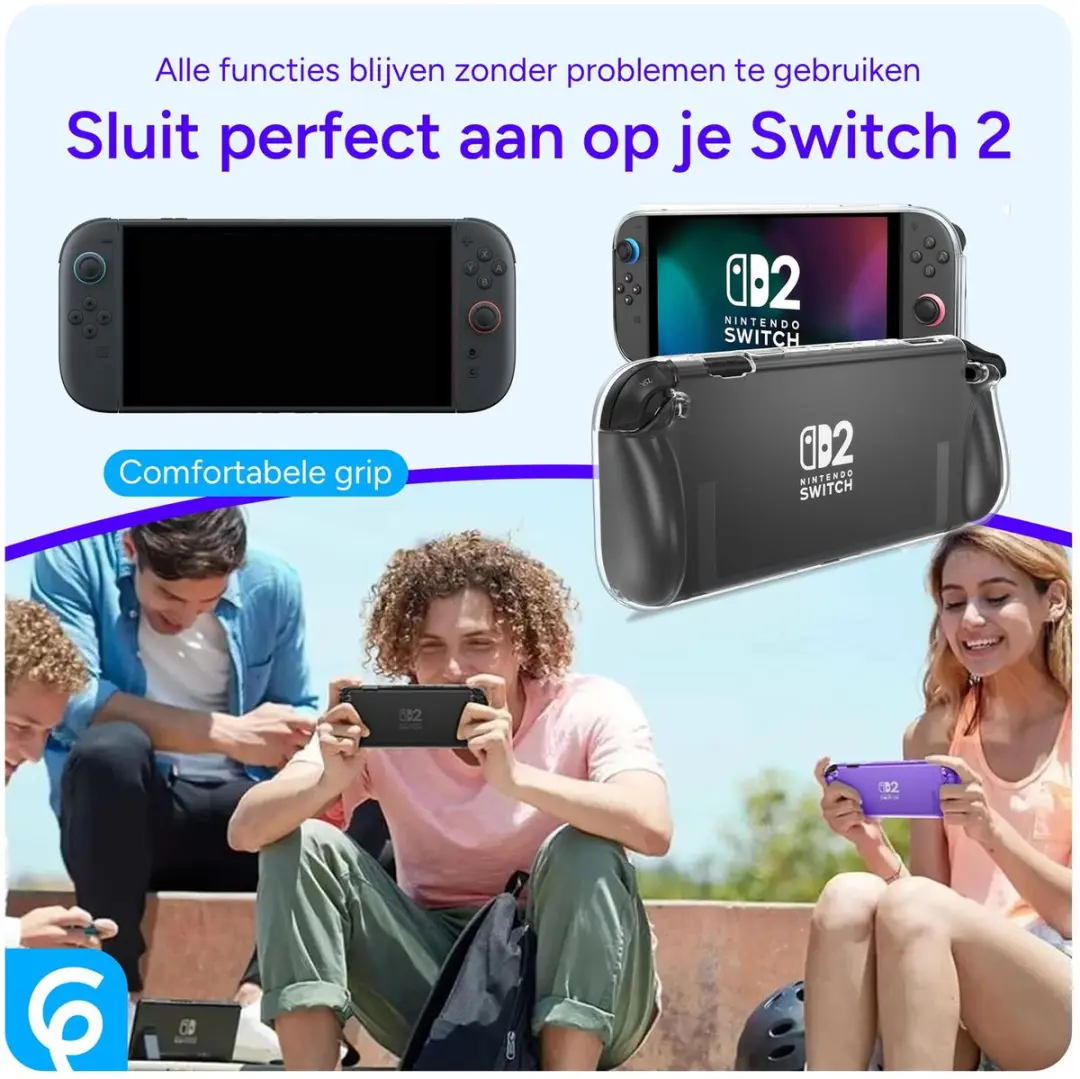 Selected by GSMpunt Nintendo Switch 2 TPU Back Cover - Transparant