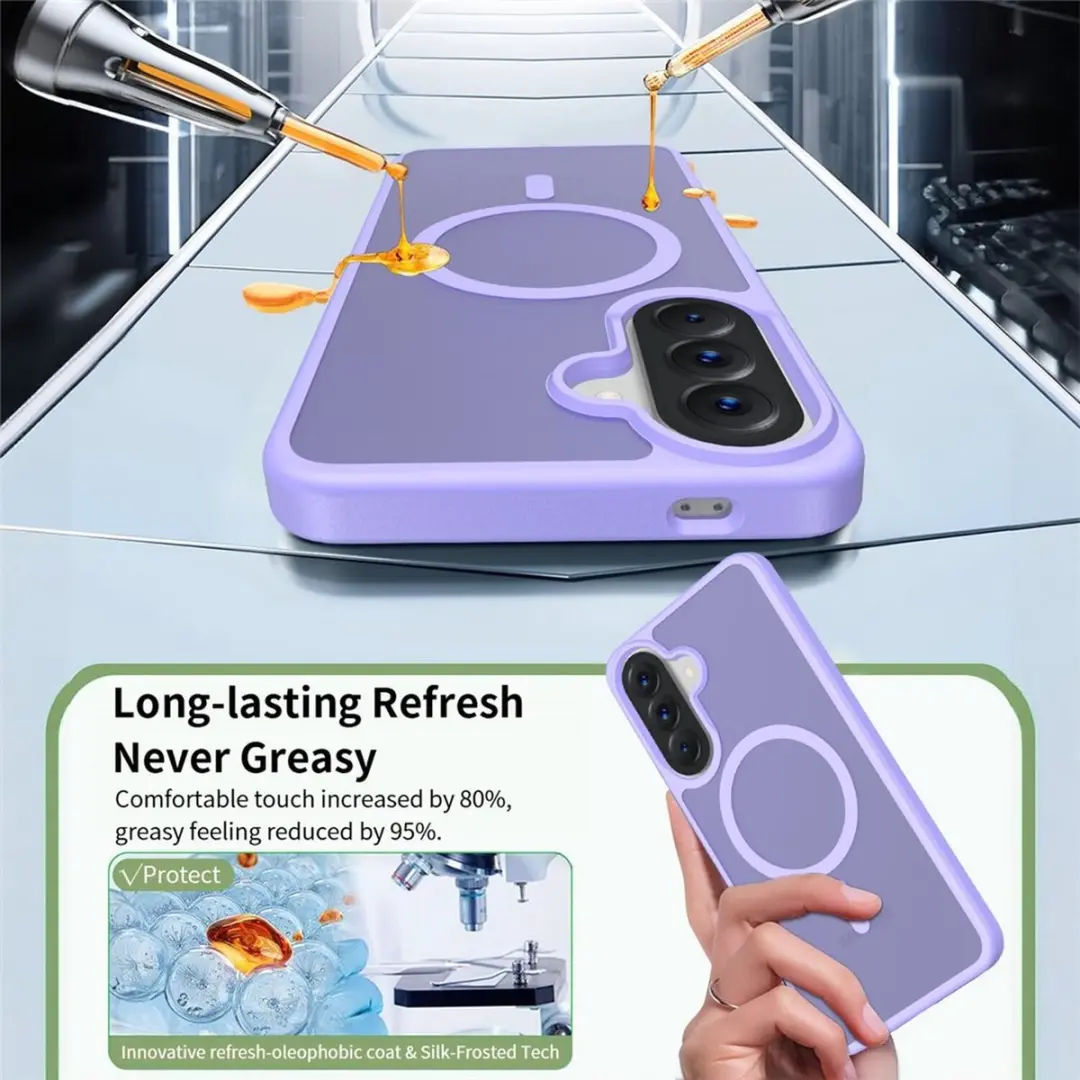 Selected Hoesje Samsung Galaxy A57 MagSafe - Paars