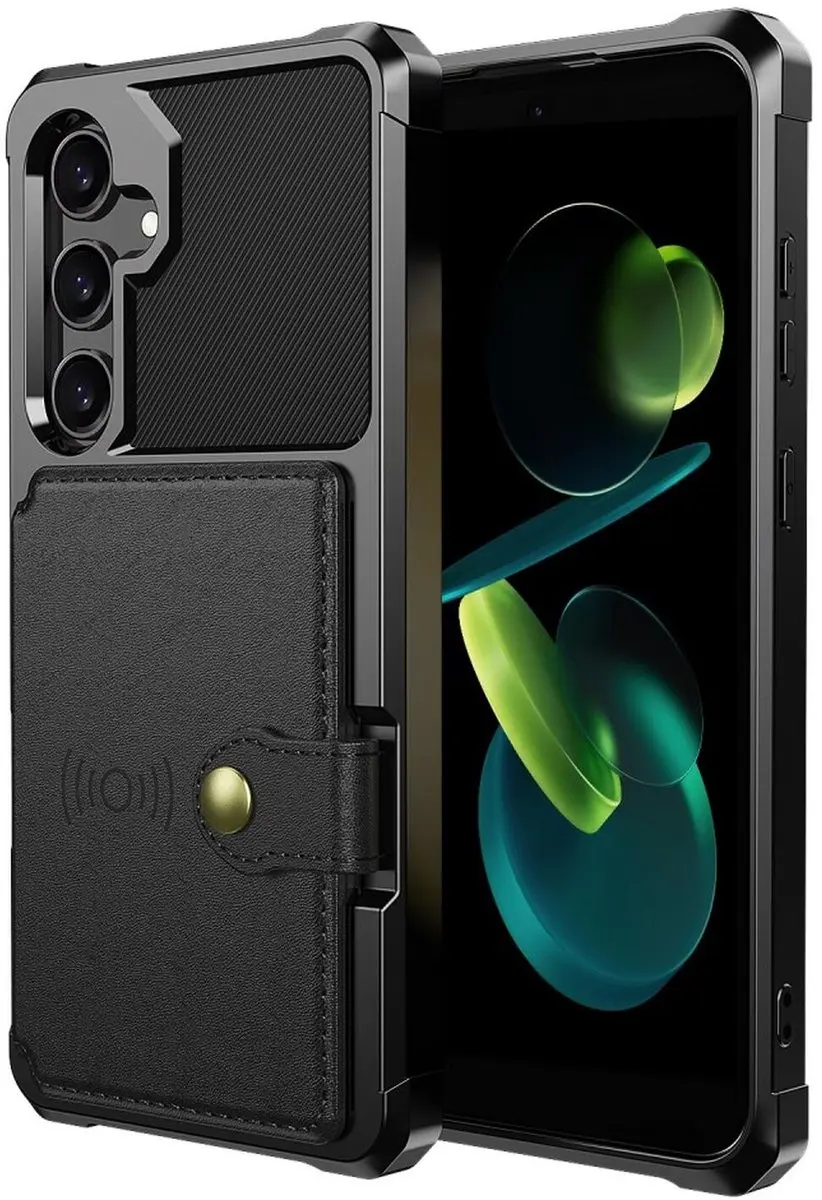 Selected Portemonnee Hoesje Samsung Galaxy S25 FE - 4 Pasjes - Zwart
