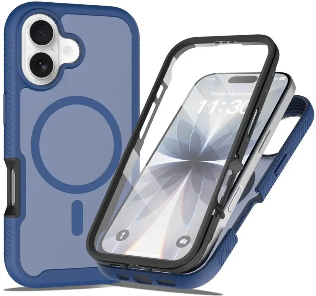 Selected by GSMpunt.nl iPhone 17 Hoesje Matte Blauw