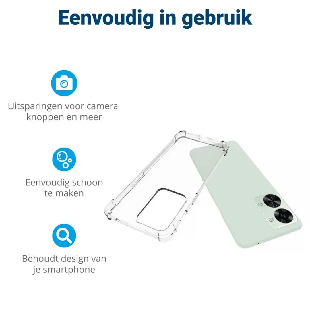 OnePlus Nord 2T TPU Hoesje - Transparant
