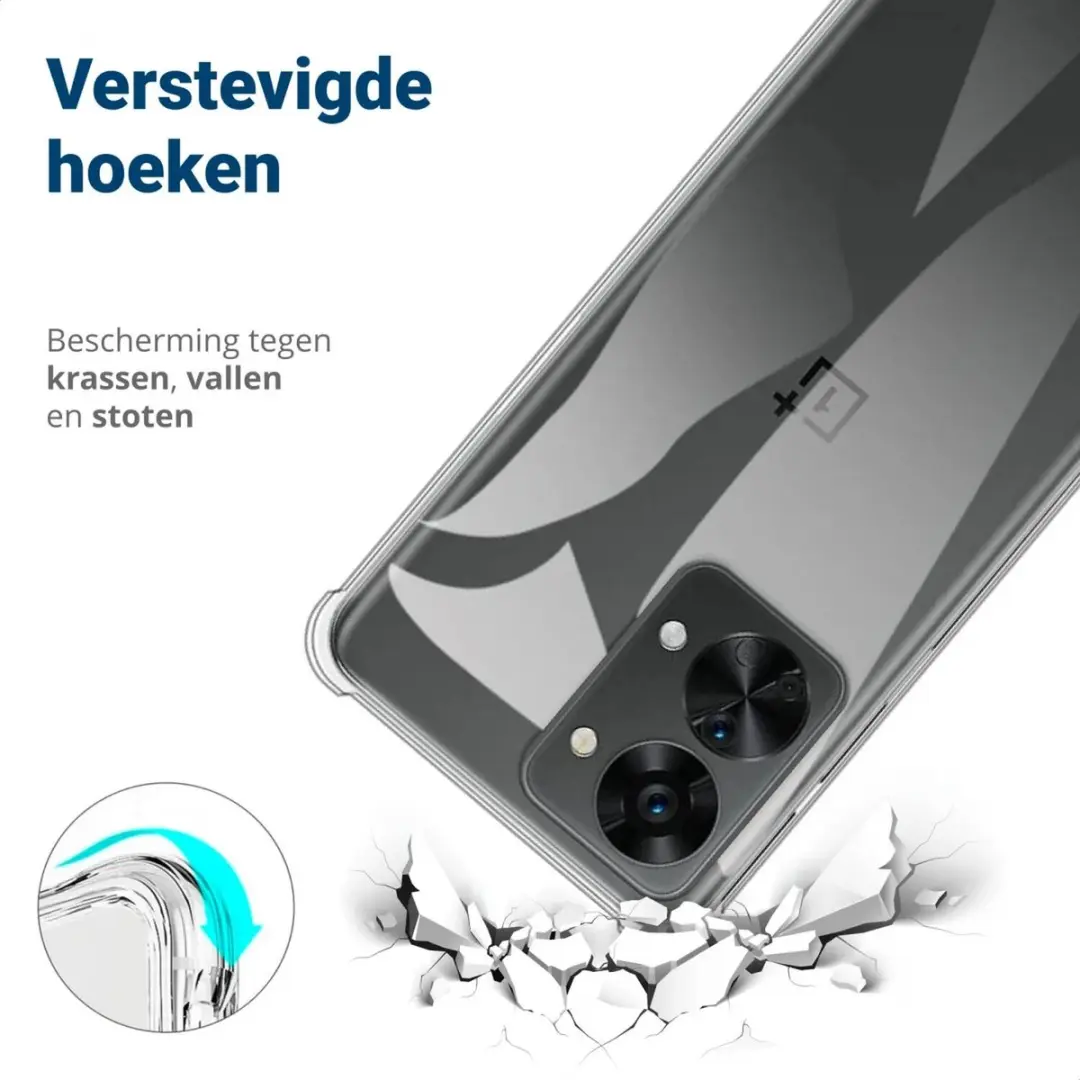 OnePlus Nord 2T TPU Hoesje - Transparant