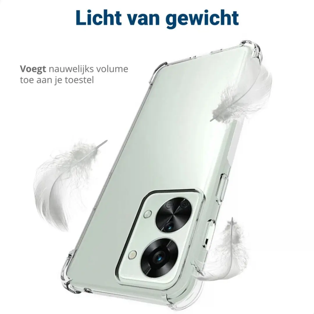 OnePlus Nord 2T TPU Hoesje - Transparant