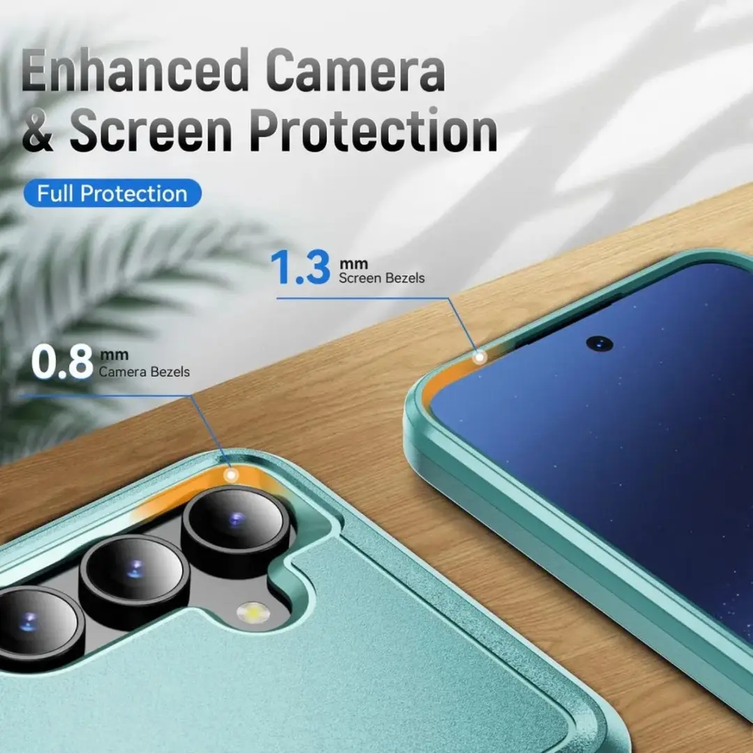 Selected Back Cover Rugged Hoesje Samsung Galaxy S24/S25 - Groen