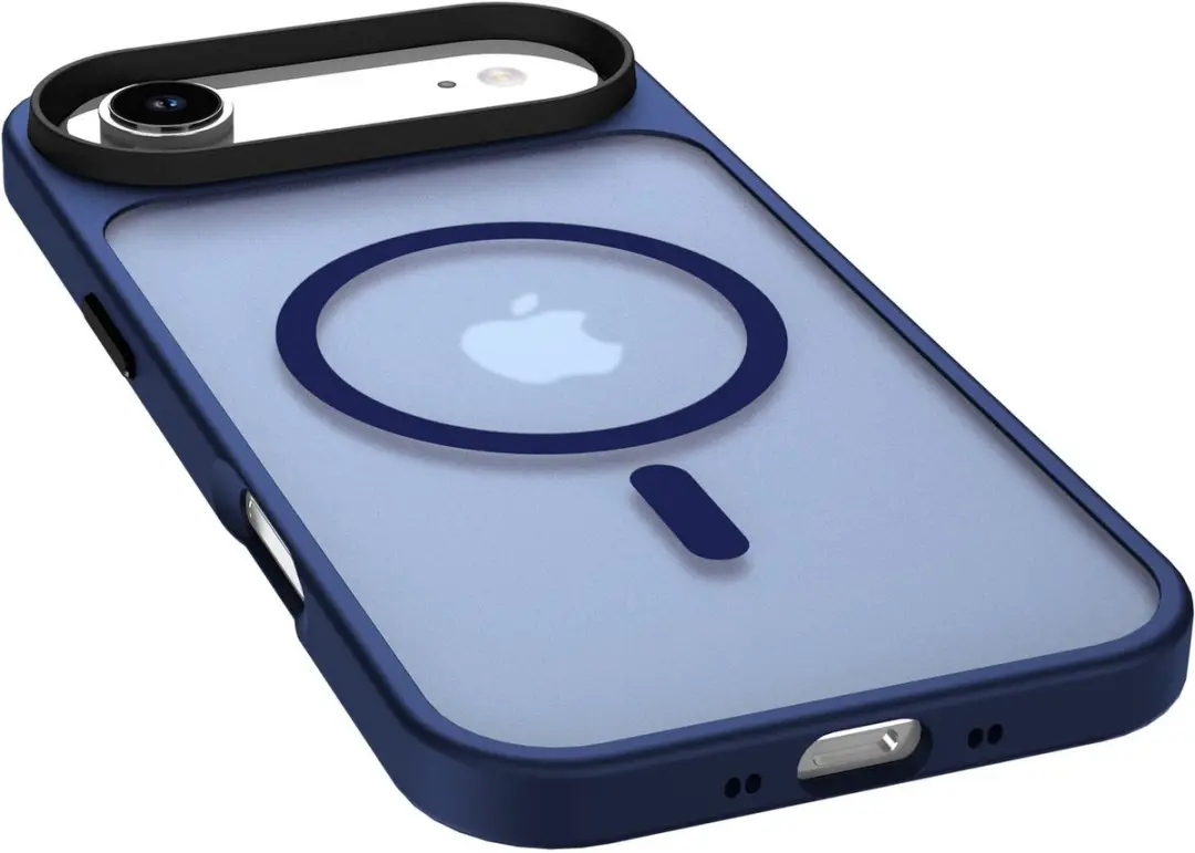 Selected iPhone Air Hoesje Mat - MagSafe - Donkerblauw
