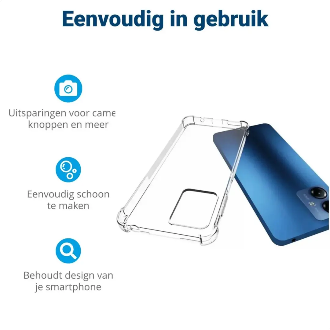 Selected Transparant TPU Hoesje Motorola Moto G14 - Schokbestendig