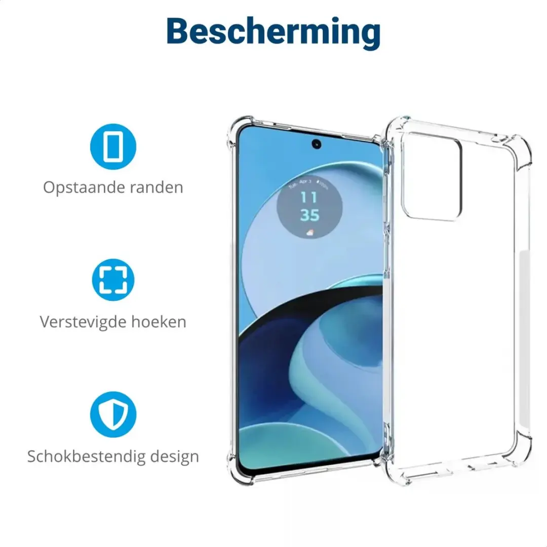 Selected Transparant TPU Hoesje Motorola Moto G14 - Schokbestendig