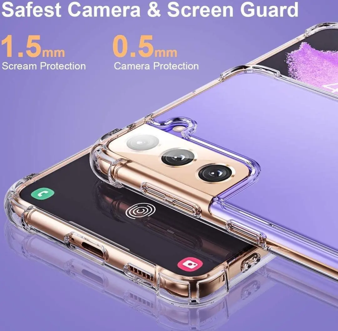 Selected Hoesje Schokbestendig TPU Transparant - Samsung Galaxy S21 Plus