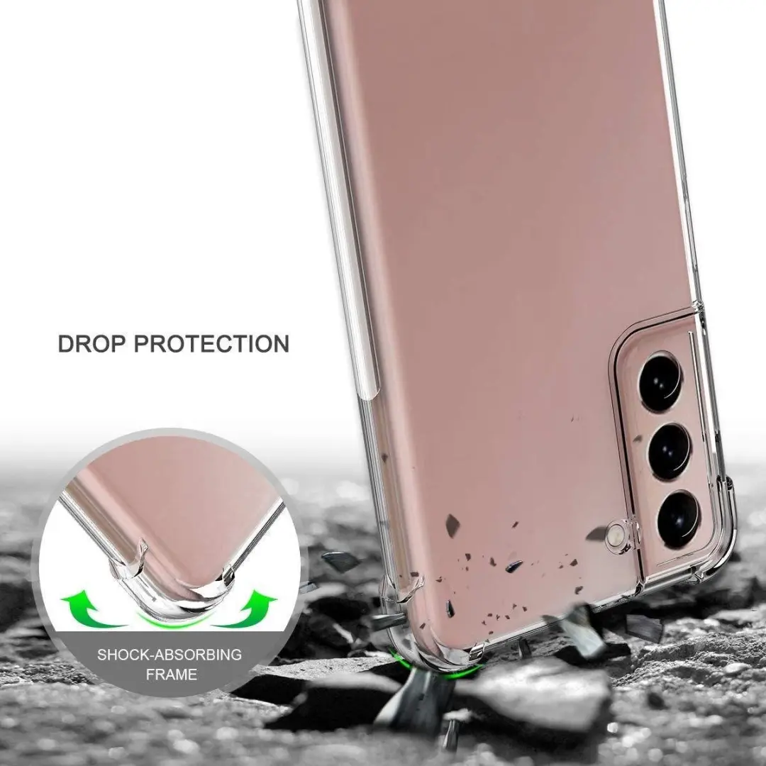 Selected Hoesje Schokbestendig TPU Transparant - Samsung Galaxy S21 Plus