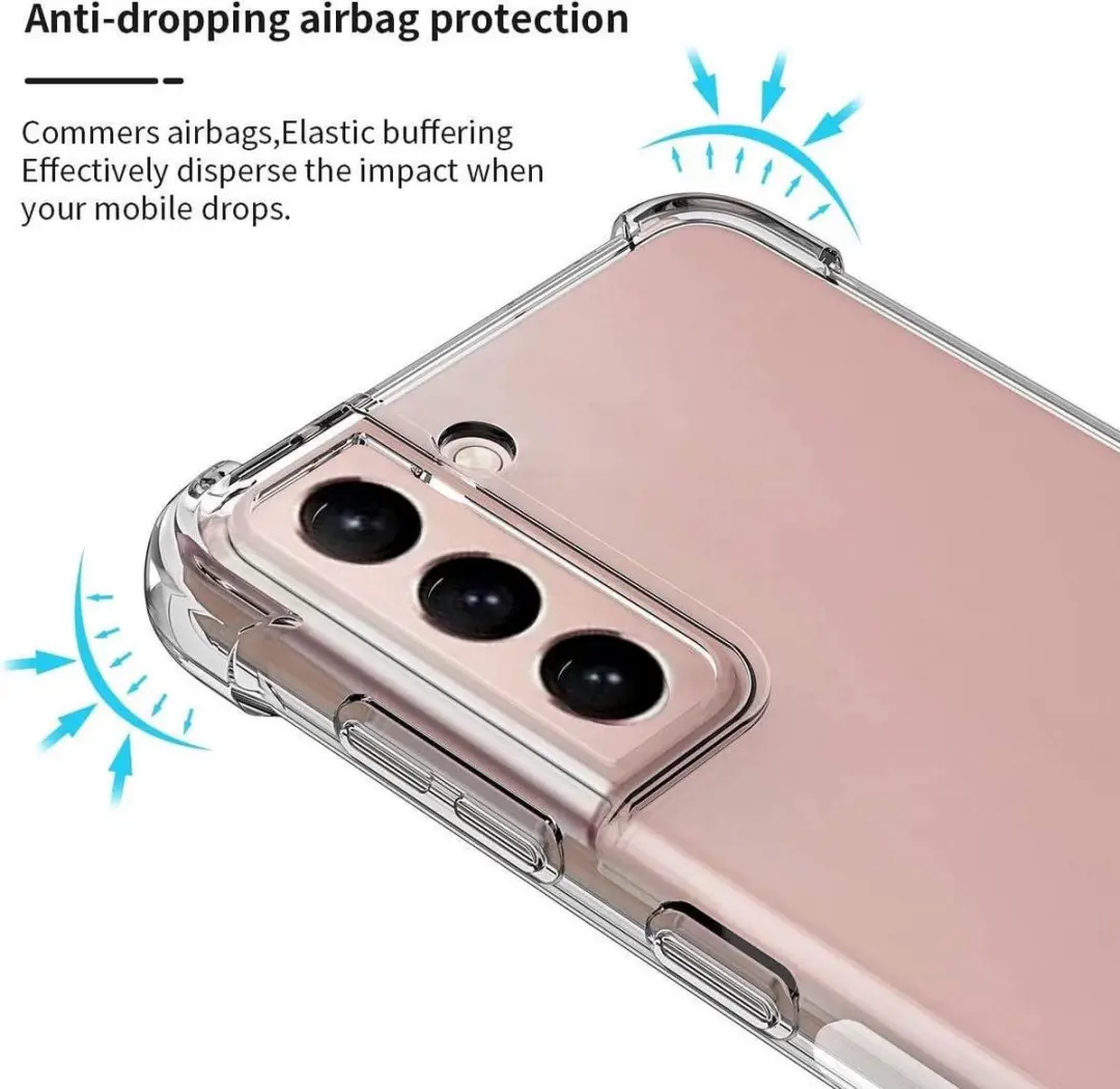 Selected Hoesje Schokbestendig TPU Transparant - Samsung Galaxy S21 Plus