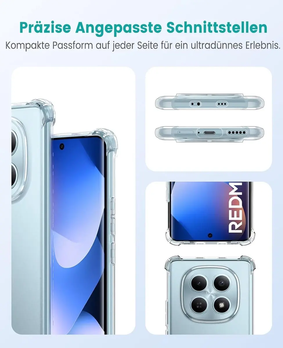 Selected Transparant Hoesje Xiaomi Redmi Note 15 4G - Schokbestendig - afbeelding 6 van 6