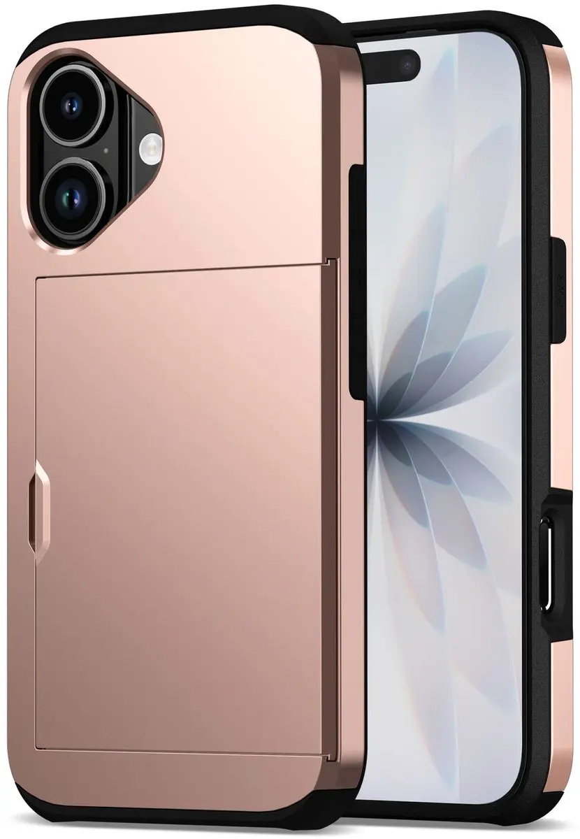 Selected Hoesje iPhone 17 Kaarthouder Roze