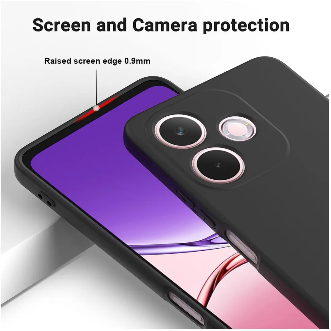 Selected Zwart Dun TPU Hoesje Oppo A5 Pro - afbeelding 6 van 6