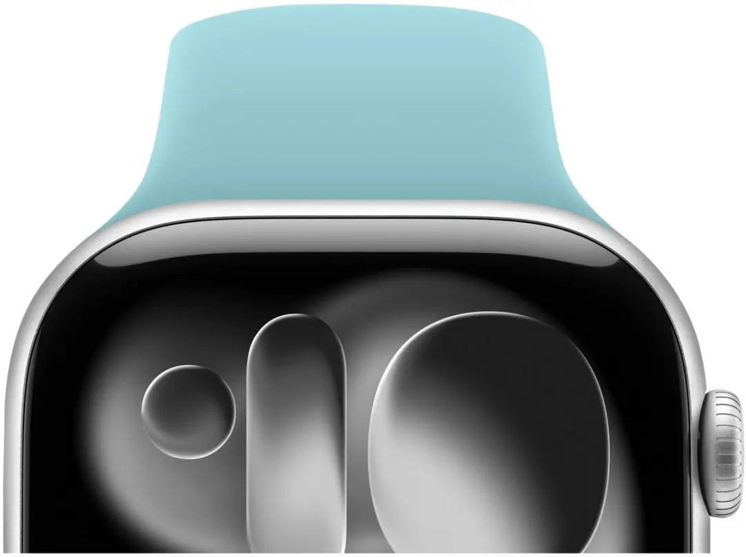 Selected SBG Siliconen Horlogebandje Apple Watch - 42/44/45/46/49mm - Groen/Blauw