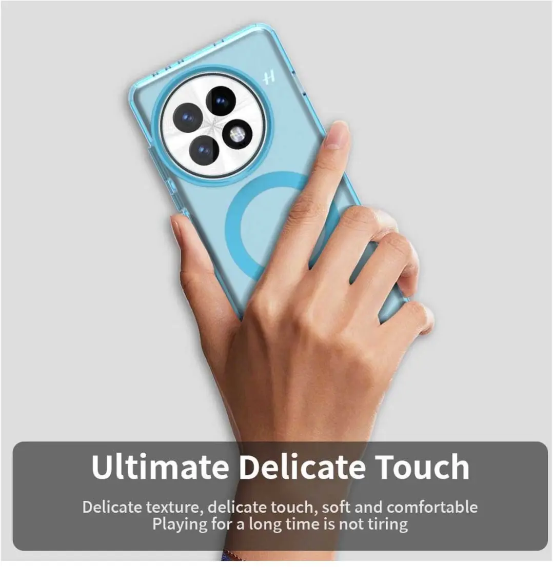 Selected MagSafe Backcover OnePlus 13 - Blauw & Transparant