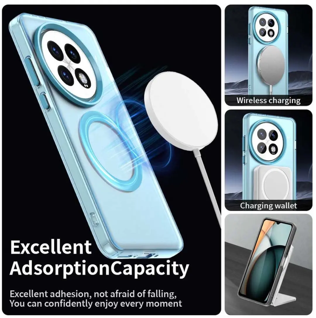 Selected MagSafe Backcover OnePlus 13 - Blauw & Transparant