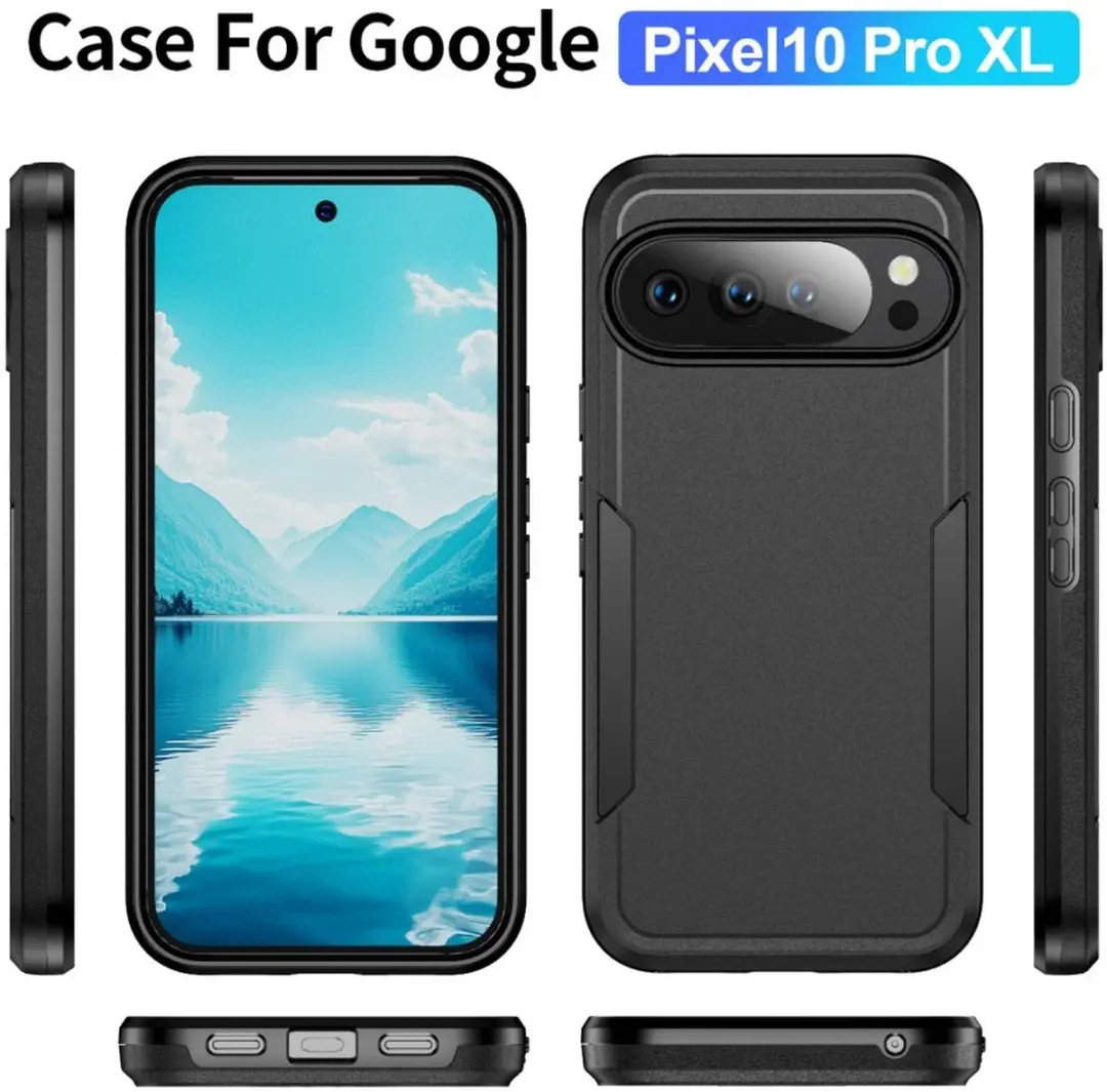 Selected Back Cover Google Pixel 10 Pro XL Rugged Hoesje - Zwart