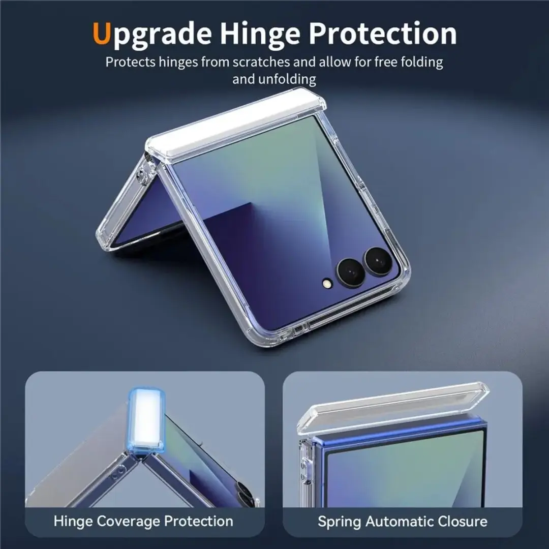 Selected Hoesje Samsung Galaxy Z Flip8 MagSafe Transparant