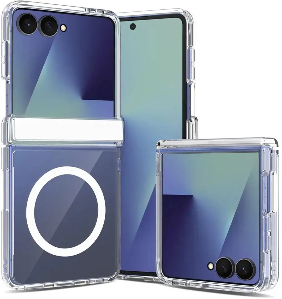 Selected Hoesje Samsung Galaxy Z Flip8 MagSafe Transparant