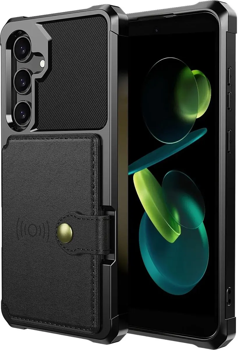 Selected Portemonnee Hoesje Samsung Galaxy A37 - 4 Pasjes - Zwart