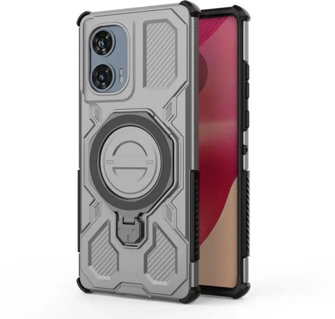 Selected Hoesje Motorola Edge 50 Fusion - Grijs