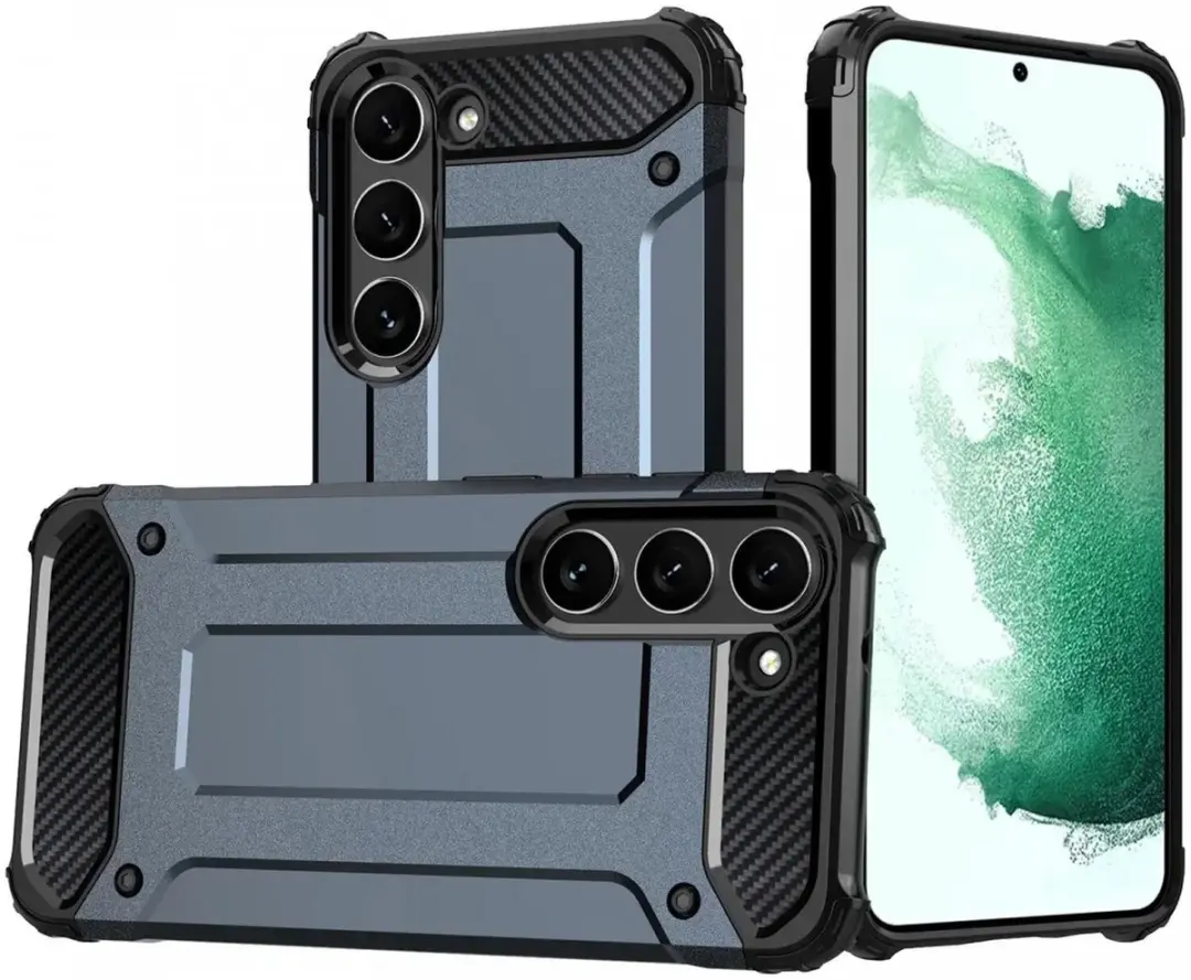 Selected Hoesje Samsung Galaxy A25 Hybride Blauw