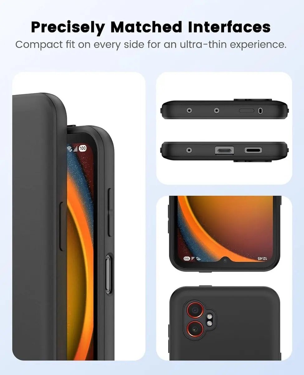 Selected Zwart Dun TPU Hoesje Samsung Galaxy Xcover 7 Pro