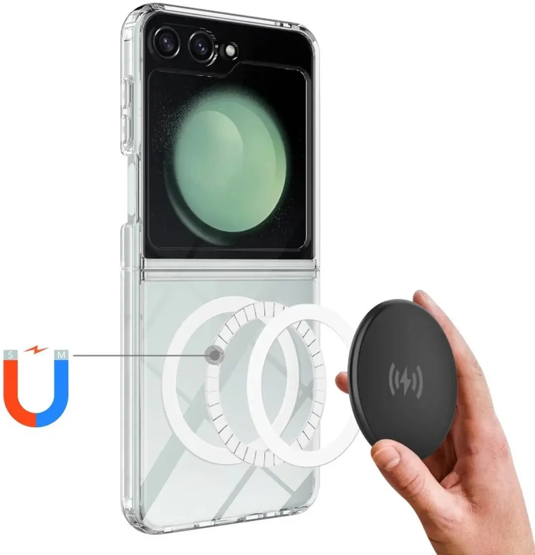 Selected Transparant Hoesje Samsung Galaxy Z Flip 6/7 FE - MagSafe