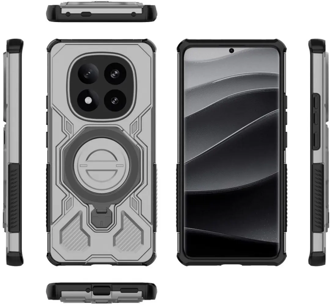 Selected Hoesje Xiaomi Redmi Note 14 Pro Plus - Grijs - MagSafe