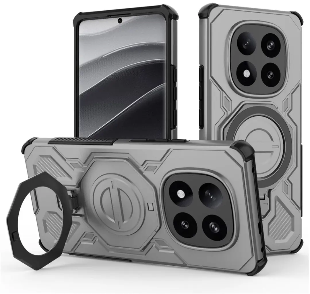 Selected Hoesje Xiaomi Redmi Note 14 Pro Plus - Grijs - MagSafe
