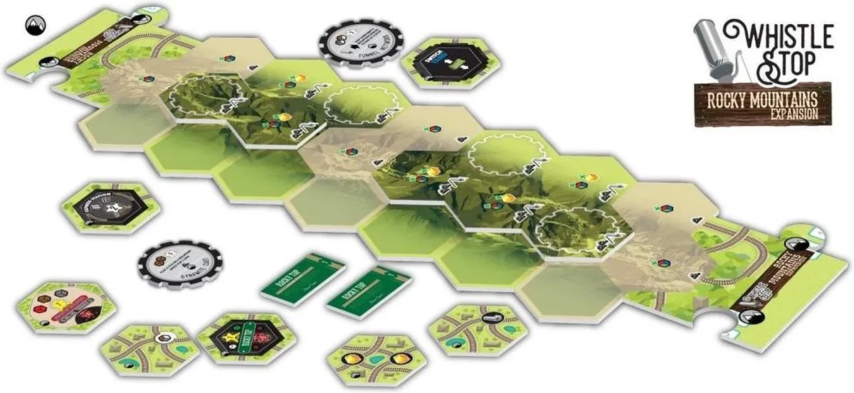 Asmodee Whistle Stop Rocky Mtns Exp - 2-5 Spelers