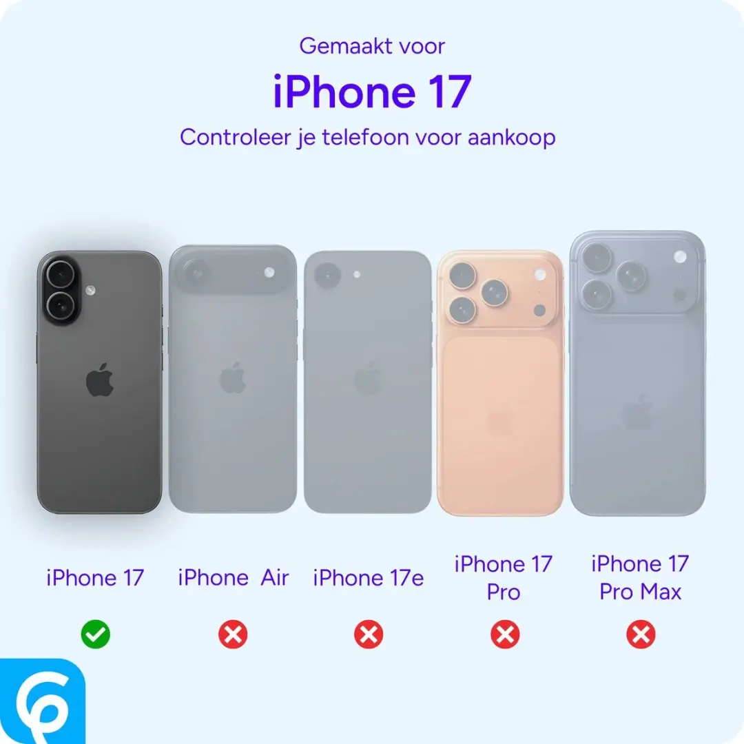 Selected by GSMpunt Hoesje iPhone 17 - Transparant - MagSafe & Qi2